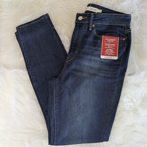 🆕 Levi's Women's Soft Stretch High Waist Skinny Jeans, Classic Dark Wash 27x30